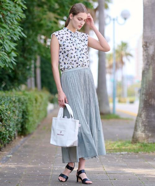 DRESSTERIOR / ドレステリア シャツ・ブラウス | 【洗える/きれいめ】シアーリーフプリントボウタイブラウス | 詳細3