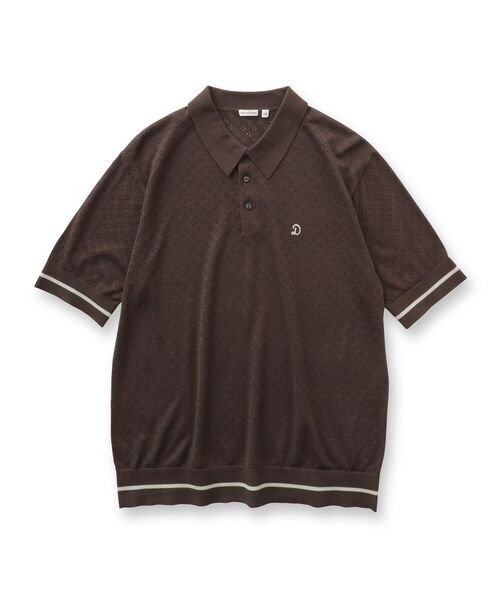 DRESSTERIOR / ドレステリア ポロシャツ | レースジャカード ニットポロ | 詳細1