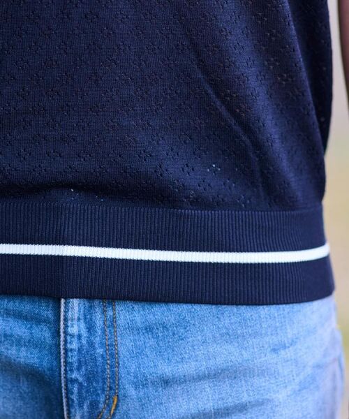 DRESSTERIOR / ドレステリア ポロシャツ | レースジャカード ニットポロ | 詳細10