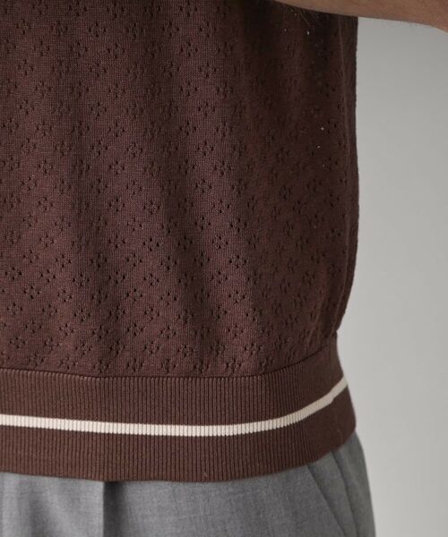 DRESSTERIOR / ドレステリア ポロシャツ | レースジャカード ニットポロ | 詳細17