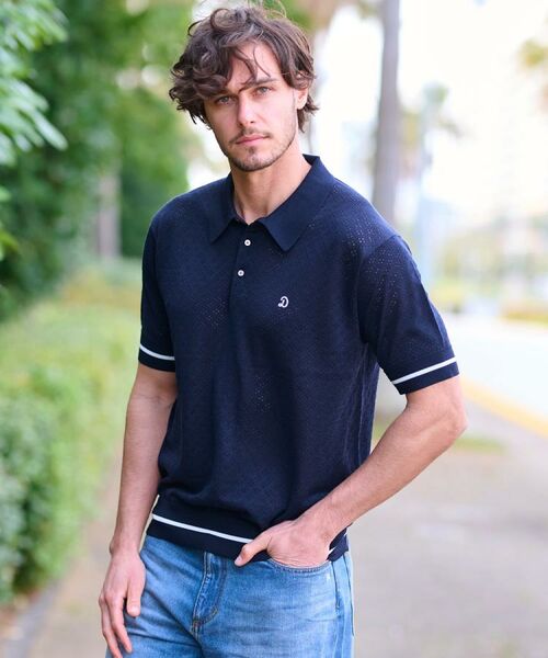 DRESSTERIOR / ドレステリア ポロシャツ | レースジャカード ニットポロ | 詳細6