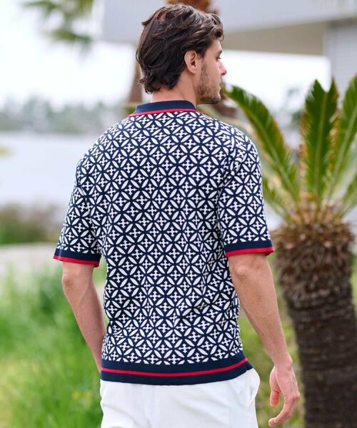 DRESSTERIOR / ドレステリア ニット・セーター | 【Safari5月号掲載】オーバーラップサークル ジャカード ニットポロ | 詳細6