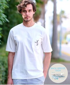 DRESSTERIOR / ドレステリア Tシャツ | 【接触冷感/UVカット】BACK BREEZE TECH ラビットポケTシャツ