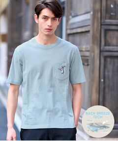 DRESSTERIOR / ドレステリア Tシャツ | 【接触冷感/UVカット】BACK BREEZE TECH ラビットポケTシャツ