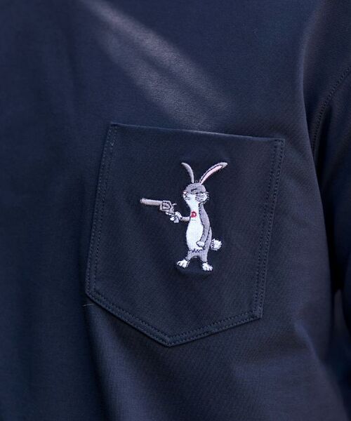 DRESSTERIOR / ドレステリア Tシャツ | 【接触冷感/UVカット】BACK BREEZE TECH ラビットポケTシャツ | 詳細14