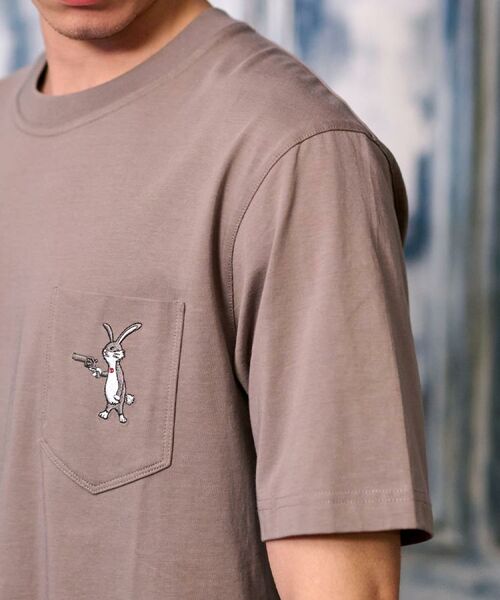 DRESSTERIOR / ドレステリア Tシャツ | 【接触冷感/UVカット】BACK BREEZE TECH ラビットポケTシャツ | 詳細18