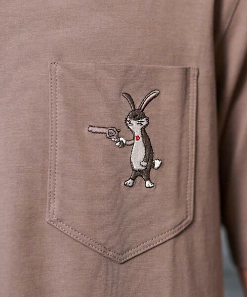 DRESSTERIOR / ドレステリア Tシャツ | 【接触冷感/UVカット】BACK BREEZE TECH ラビットポケTシャツ | 詳細19