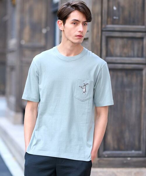 DRESSTERIOR / ドレステリア Tシャツ | 【接触冷感/UVカット】BACK BREEZE TECH ラビットポケTシャツ | 詳細21