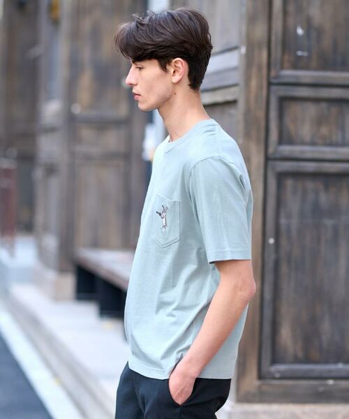 DRESSTERIOR / ドレステリア Tシャツ | 【接触冷感/UVカット】BACK BREEZE TECH ラビットポケTシャツ | 詳細22