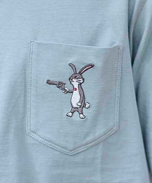 DRESSTERIOR / ドレステリア Tシャツ | 【接触冷感/UVカット】BACK BREEZE TECH ラビットポケTシャツ | 詳細24