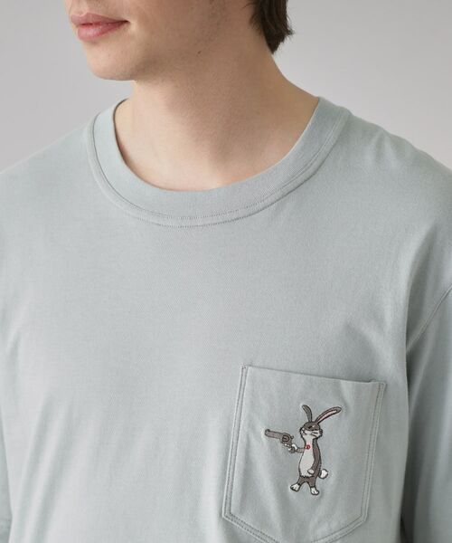 DRESSTERIOR / ドレステリア Tシャツ | 【接触冷感/UVカット】BACK BREEZE TECH ラビットポケTシャツ | 詳細27