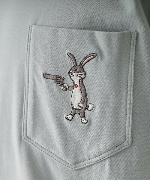 DRESSTERIOR / ドレステリア Tシャツ | 【接触冷感/UVカット】BACK BREEZE TECH ラビットポケTシャツ | 詳細29