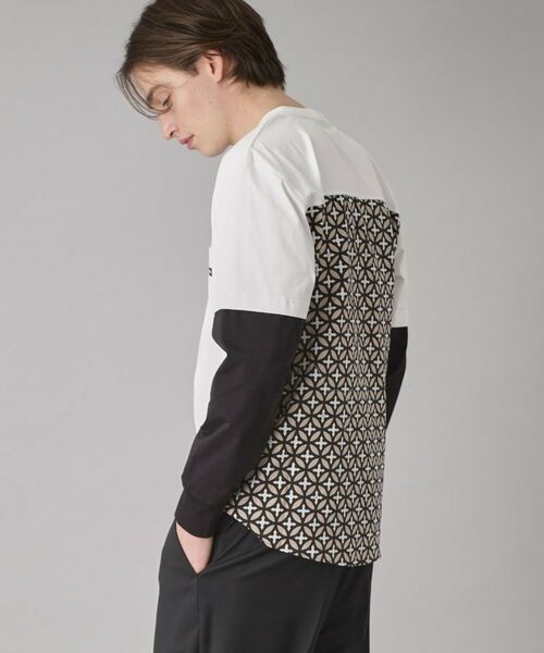 DRESSTERIOR / ドレステリア Tシャツ | 【接触冷感/UVカット】BACK BREEZE TECH バックオーバーラップサークルレイヤードロングTシャツ | 詳細10