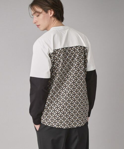 DRESSTERIOR / ドレステリア Tシャツ | 【接触冷感/UVカット】BACK BREEZE TECH バックオーバーラップサークルレイヤードロングTシャツ | 詳細11