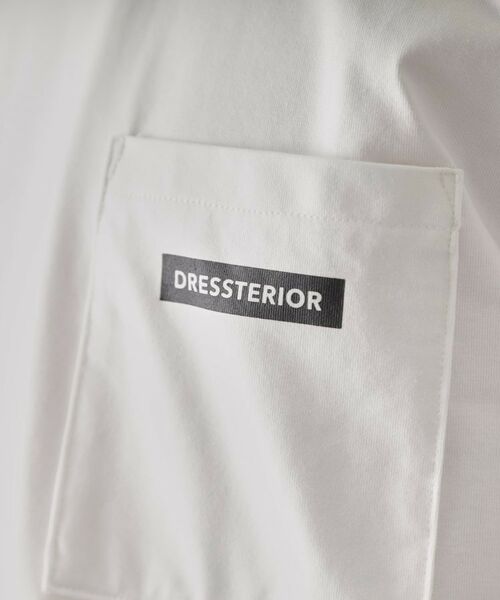 DRESSTERIOR / ドレステリア Tシャツ | 【接触冷感/UVカット】BACK BREEZE TECH バックオーバーラップサークルレイヤードロングTシャツ | 詳細16