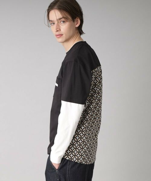 DRESSTERIOR / ドレステリア Tシャツ | 【接触冷感/UVカット】BACK BREEZE TECH バックオーバーラップサークルレイヤードロングTシャツ | 詳細19