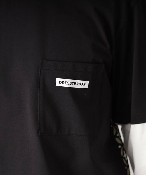 DRESSTERIOR / ドレステリア Tシャツ | 【接触冷感/UVカット】BACK BREEZE TECH バックオーバーラップサークルレイヤードロングTシャツ | 詳細24