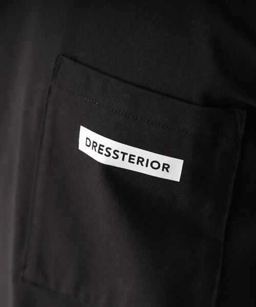 DRESSTERIOR / ドレステリア Tシャツ | 【接触冷感/UVカット】BACK BREEZE TECH バックオーバーラップサークルレイヤードロングTシャツ | 詳細25
