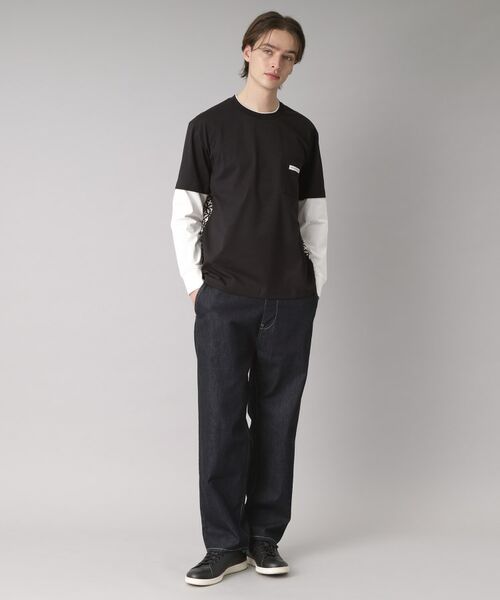 DRESSTERIOR / ドレステリア Tシャツ | 【接触冷感/UVカット】BACK BREEZE TECH バックオーバーラップサークルレイヤードロングTシャツ | 詳細27