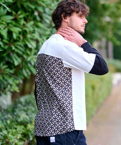 DRESSTERIOR / ドレステリア Tシャツ | 【接触冷感/UVカット】BACK BREEZE TECH バックオーバーラップサークルレイヤードロングTシャツ | 詳細7