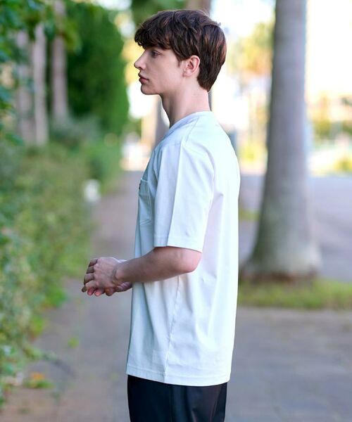 DRESSTERIOR / ドレステリア Tシャツ | 【接触冷感/抗菌防臭/消臭】ICE CLEAR COTTON ポケットTシャツ | 詳細18