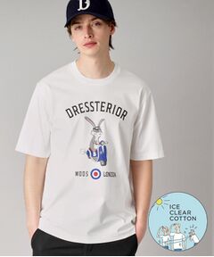 DRESSTERIOR / ドレステリア Tシャツ | 【接触冷感/抗菌防臭/消臭/Safari5月号掲載】ICE CLEAR COTTON ロンドンラビットTシャツ