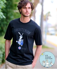 DRESSTERIOR / ドレステリア Tシャツ | 【接触冷感/抗菌防臭/消臭/Safari5月号掲載】ICE CLEAR COTTON ロンドンラビットTシャツ