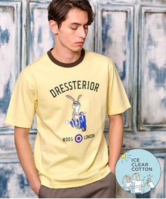 DRESSTERIOR / ドレステリア Tシャツ | 【接触冷感/抗菌防臭/消臭/Safari5月号掲載】ICE CLEAR COTTON ロンドンラビットTシャツ