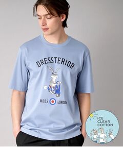 DRESSTERIOR / ドレステリア Tシャツ | 【接触冷感/抗菌防臭/消臭/Safari5月号掲載】ICE CLEAR COTTON ロンドンラビットTシャツ