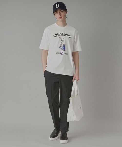 DRESSTERIOR / ドレステリア Tシャツ | 【接触冷感/抗菌防臭/消臭/Safari5月号掲載】ICE CLEAR COTTON ロンドンラビットTシャツ | 詳細17