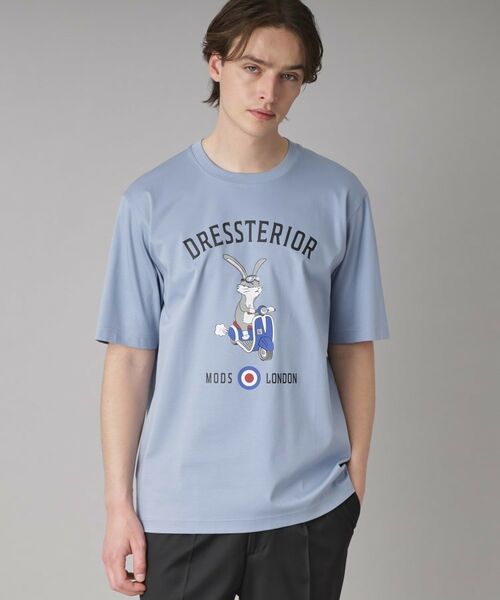 DRESSTERIOR / ドレステリア Tシャツ | 【接触冷感/抗菌防臭/消臭/Safari5月号掲載】ICE CLEAR COTTON ロンドンラビットTシャツ | 詳細18