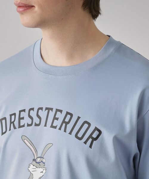 DRESSTERIOR / ドレステリア Tシャツ | 【接触冷感/抗菌防臭/消臭/Safari5月号掲載】ICE CLEAR COTTON ロンドンラビットTシャツ | 詳細20