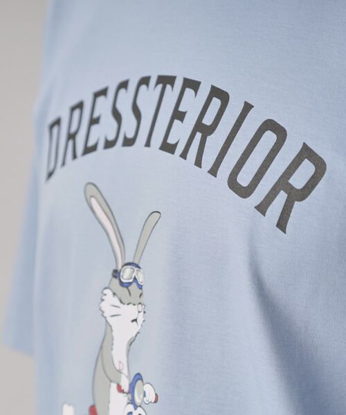 DRESSTERIOR / ドレステリア Tシャツ | 【接触冷感/抗菌防臭/消臭/Safari5月号掲載】ICE CLEAR COTTON ロンドンラビットTシャツ | 詳細23