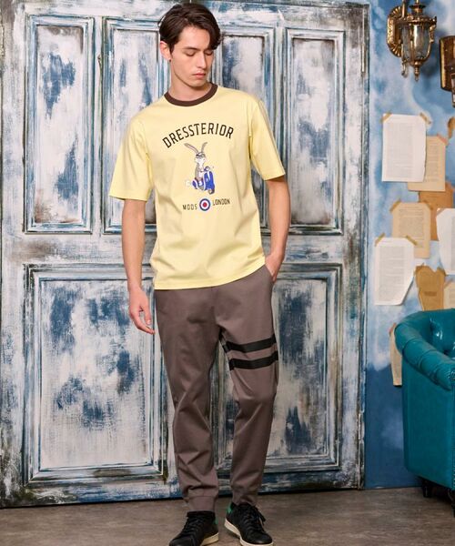 DRESSTERIOR / ドレステリア Tシャツ | 【接触冷感/抗菌防臭/消臭/Safari5月号掲載】ICE CLEAR COTTON ロンドンラビットTシャツ | 詳細7