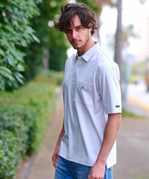 DRESSTERIOR / ドレステリア ポロシャツ | 【接触冷感/抗菌防臭/消臭】ICE CLEAR COTTON オーバーフィットポロシャツ | 詳細10