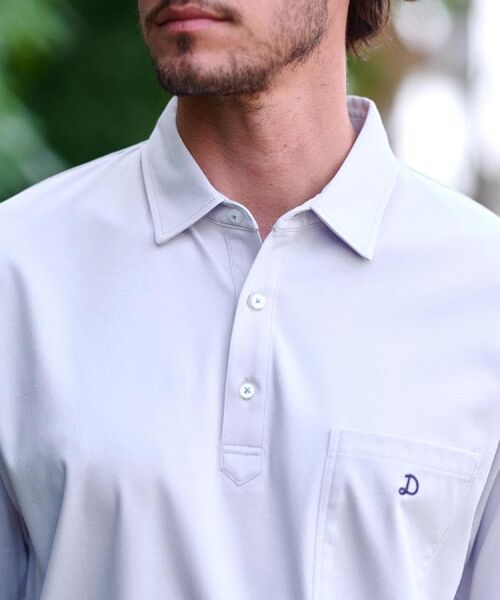 DRESSTERIOR / ドレステリア ポロシャツ | 【接触冷感/抗菌防臭/消臭】ICE CLEAR COTTON オーバーフィットポロシャツ | 詳細11