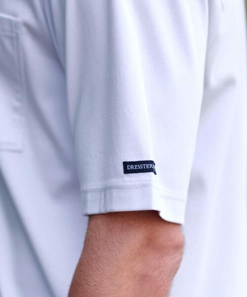 DRESSTERIOR / ドレステリア ポロシャツ | 【接触冷感/抗菌防臭/消臭】ICE CLEAR COTTON オーバーフィットポロシャツ | 詳細13