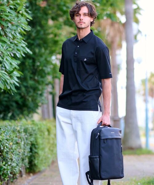 DRESSTERIOR / ドレステリア ポロシャツ | 【接触冷感/抗菌防臭/消臭】ICE CLEAR COTTON オーバーフィットポロシャツ | 詳細15