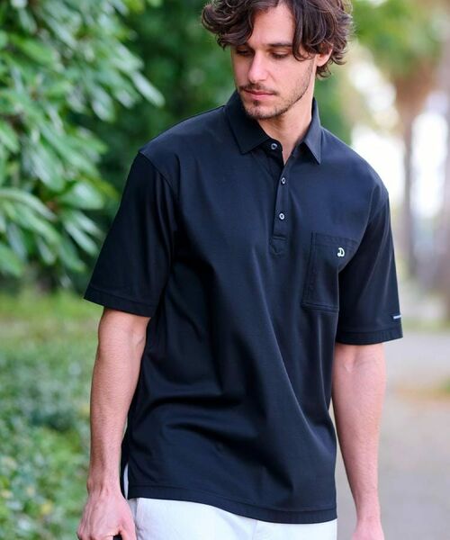 DRESSTERIOR / ドレステリア ポロシャツ | 【接触冷感/抗菌防臭/消臭】ICE CLEAR COTTON オーバーフィットポロシャツ | 詳細16