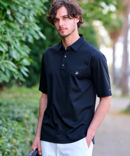 DRESSTERIOR / ドレステリア ポロシャツ | 【接触冷感/抗菌防臭/消臭】ICE CLEAR COTTON オーバーフィットポロシャツ | 詳細17