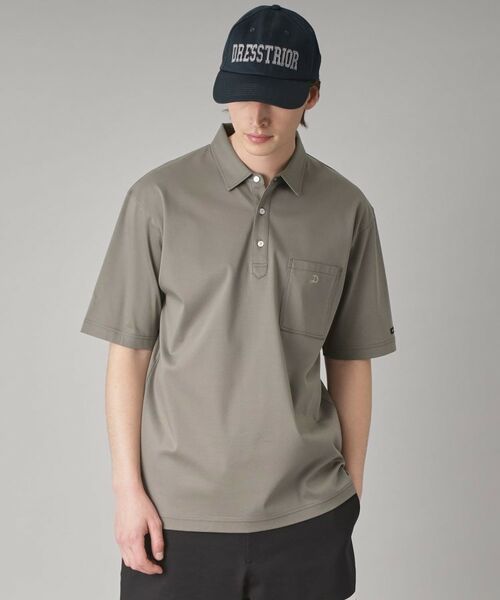 DRESSTERIOR / ドレステリア ポロシャツ | 【接触冷感/抗菌防臭/消臭】ICE CLEAR COTTON オーバーフィットポロシャツ | 詳細28