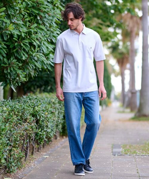 DRESSTERIOR / ドレステリア ポロシャツ | 【接触冷感/抗菌防臭/消臭】ICE CLEAR COTTON オーバーフィットポロシャツ | 詳細7