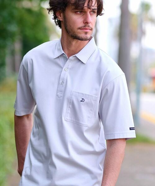 DRESSTERIOR / ドレステリア ポロシャツ | 【接触冷感/抗菌防臭/消臭】ICE CLEAR COTTON オーバーフィットポロシャツ | 詳細9