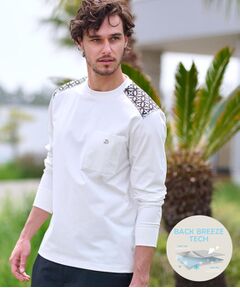 DRESSTERIOR / ドレステリア Tシャツ | 【接触冷感/UVカット】BACK BREEZE TECH ロングTシャツ