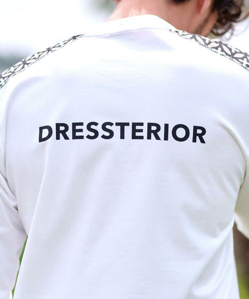 DRESSTERIOR / ドレステリア Tシャツ | 【接触冷感/UVカット】BACK BREEZE TECH ロングTシャツ | 詳細15