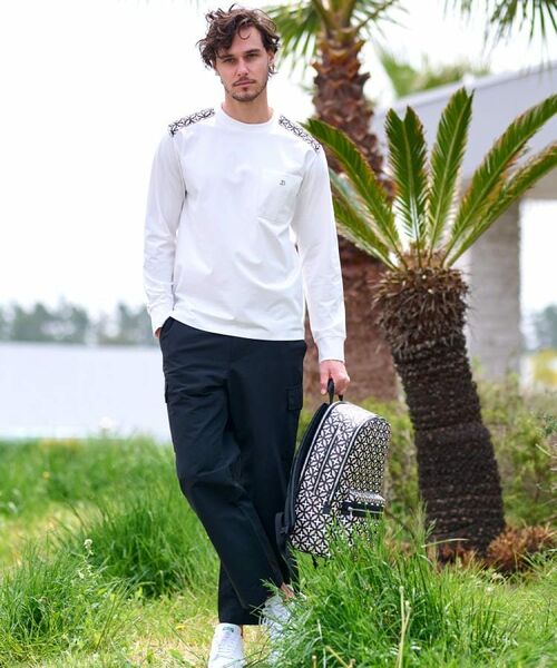 DRESSTERIOR / ドレステリア Tシャツ | 【接触冷感/UVカット】BACK BREEZE TECH ロングTシャツ | 詳細6