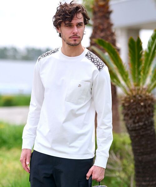 DRESSTERIOR / ドレステリア Tシャツ | 【接触冷感/UVカット】BACK BREEZE TECH ロングTシャツ | 詳細7