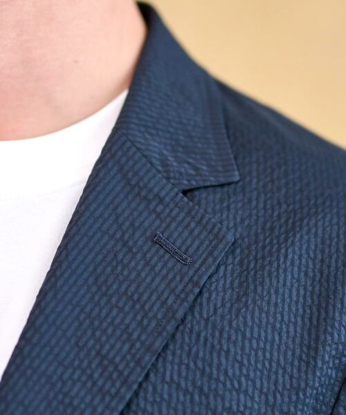 DRESSTERIOR / ドレステリア テーラードジャケット | 【洗える/セットアップ可/吸湿速乾/Safari5月号掲載】COOL MAX シアサッカージャケット | 詳細10