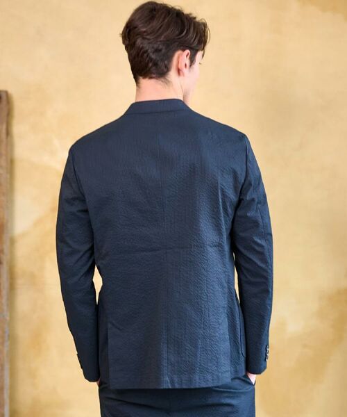DRESSTERIOR / ドレステリア テーラードジャケット | 【洗える/セットアップ可/吸湿速乾/Safari5月号掲載】COOL MAX シアサッカージャケット | 詳細7