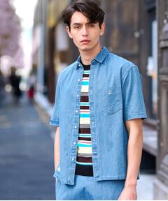 DRESSTERIOR / ドレステリア シャツ・ブラウス | 【セットアップ可】ライトデニム ハーフスリーブシャツ